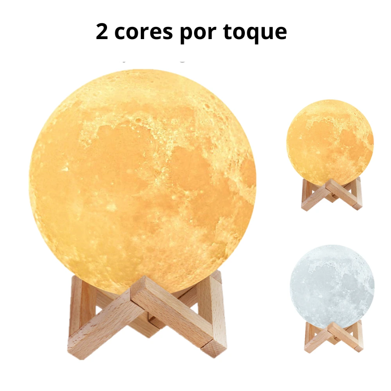 Lua 3D personalizada - Decoração