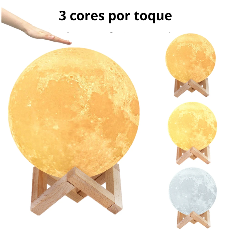 Lua 3D personalizada - Decoração