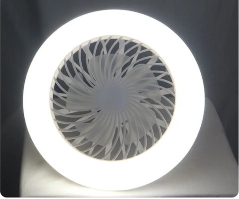 Luminária LED com ventilador Inteligente