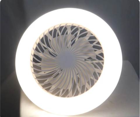 Luminária LED com ventilador Inteligente