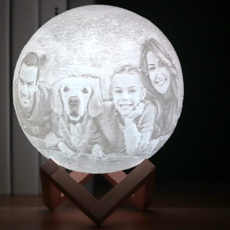 Lua 3D personalizada - Decoração